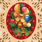 Christmas Bells Tree Topper by D. Gelsinger - Designocracy - 89496