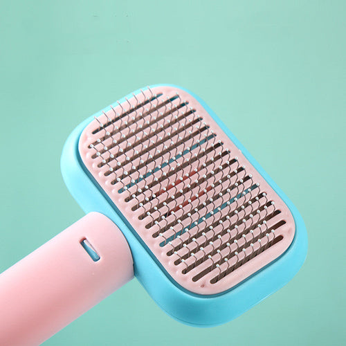 New Pet Cat Dog Hair Brush Hair Massage Comb Open-Knot Brush Grooming