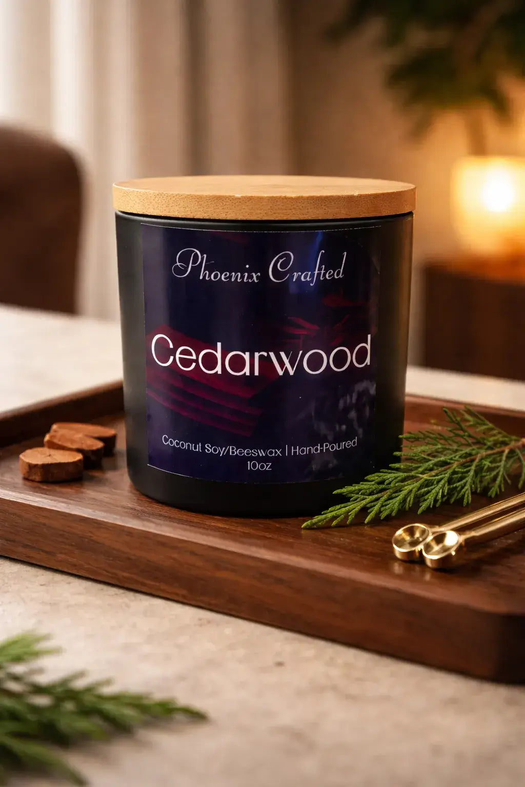 Cedarwood — Bergamot & Aromatic Cedar Candle