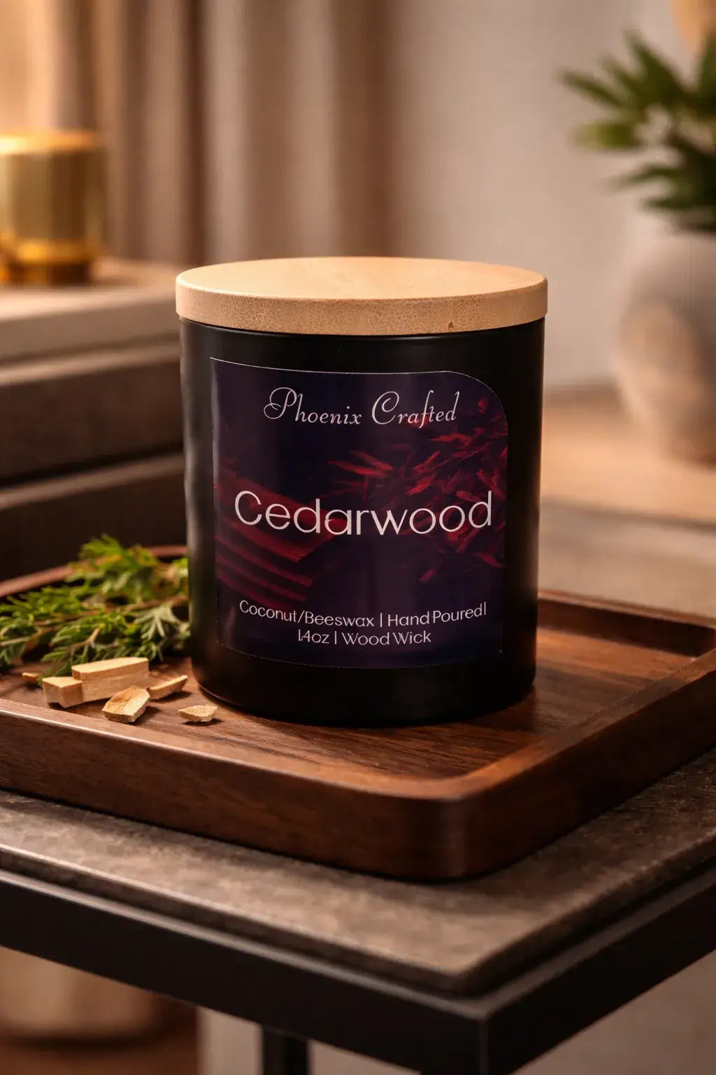 Cedarwood — Bergamot & Aromatic Cedar Candle