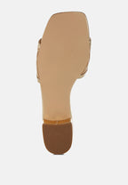 Gisella Raffia Slip On Sandals