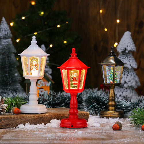New Christmas Decorations Luminous with Music Water Injection Table