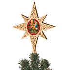 Christmas Bells Tree Topper by D. Gelsinger - Designocracy - 89496