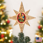 Christmas Bells Tree Topper by D. Gelsinger - Designocracy - 89496