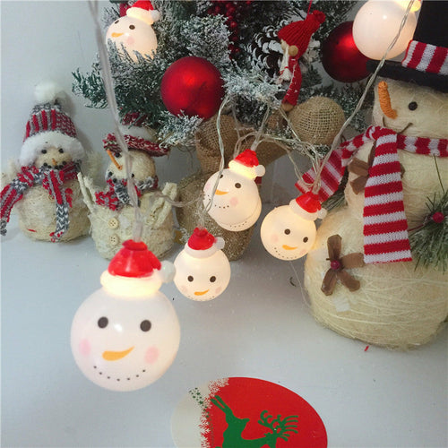 String Lights Christmas Decorations For Home Outdoor New Year Party