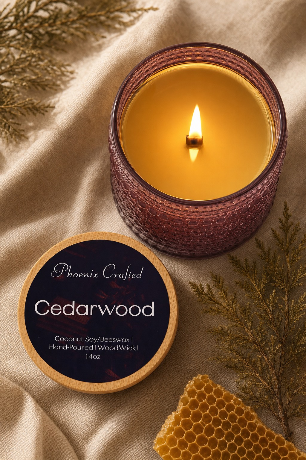Cedarwood — Bergamot & Aromatic Cedar Candle